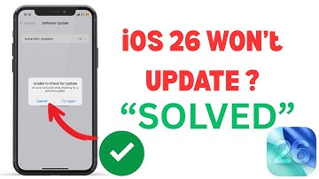 iOS 26 - Unable To Check For Update ? Here’s The FIX