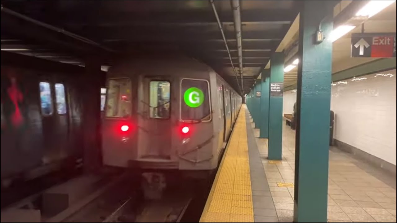 PM Rush Hour R46/R68A/R160 G Trains At Metropolitan Avenue-Lorimer ...