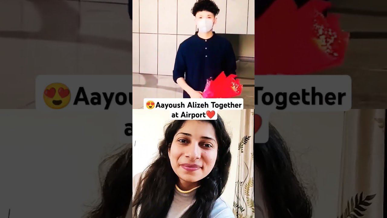 🚨Aayoush Alizeh Together at Airport 😍 