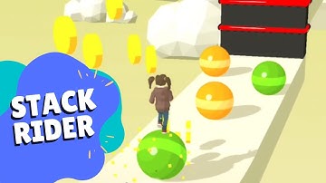 +15 níveis | Stack Rider | Gameplay all levels (Android - iOS games)