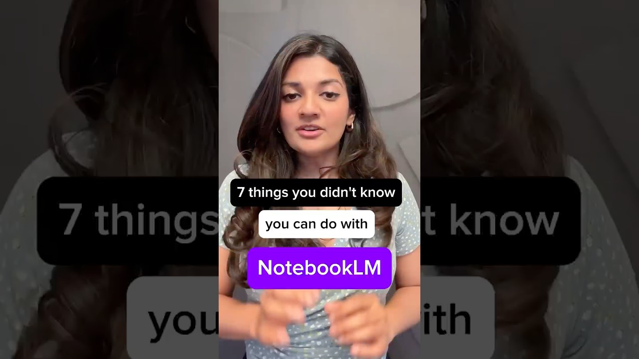 7 things you didn't know you can do with NotebookLM