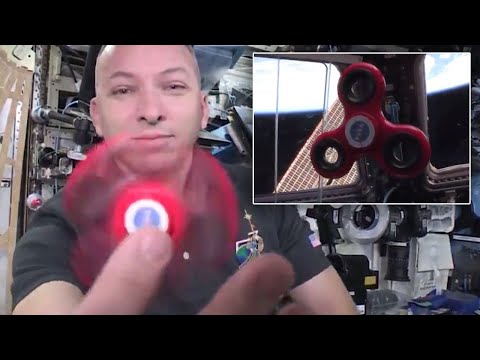 NASA Astronaut Tests How Long a Fidget Spinner Lasts in Space