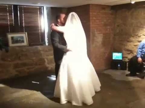 Mr. and Mrs. Bryant's first dance