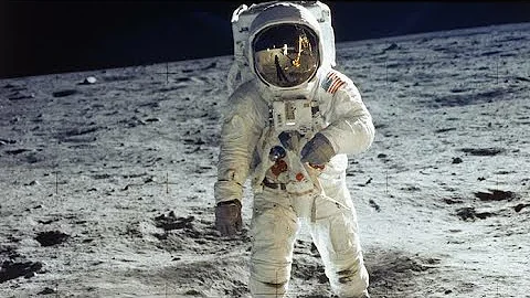 Astronauts Falling on the surface of Moon.