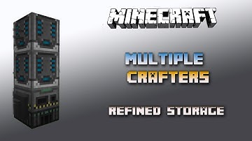 Multiple Crafters for more Items 💎 Refined Storage Tutorial 💎 Deutsch / German