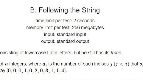B. Following the String || Codeforces Round 923 (Div. 3)