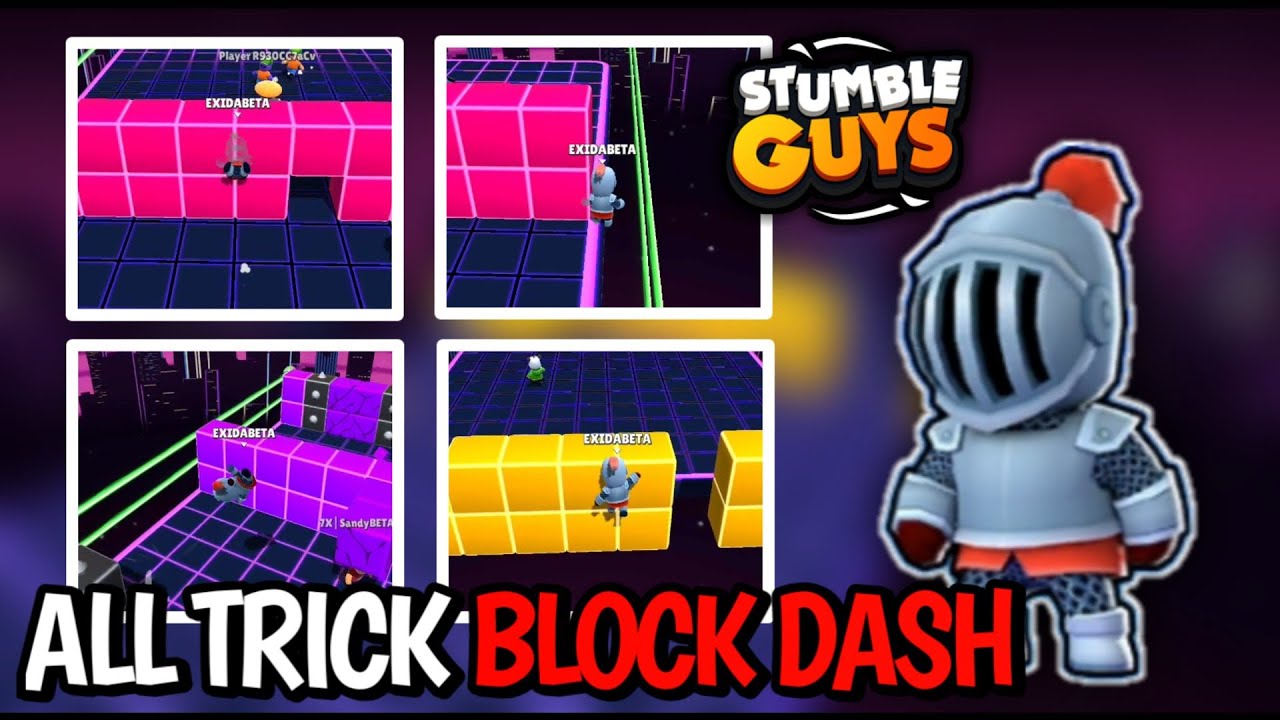 Trick new map block dash legendary #stumbleguys