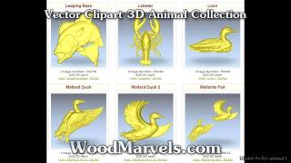 Vector Clipart 3D Animal Collection (720HD)