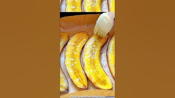 bánh chuối nướng dẻo thơm ngon nức mũi