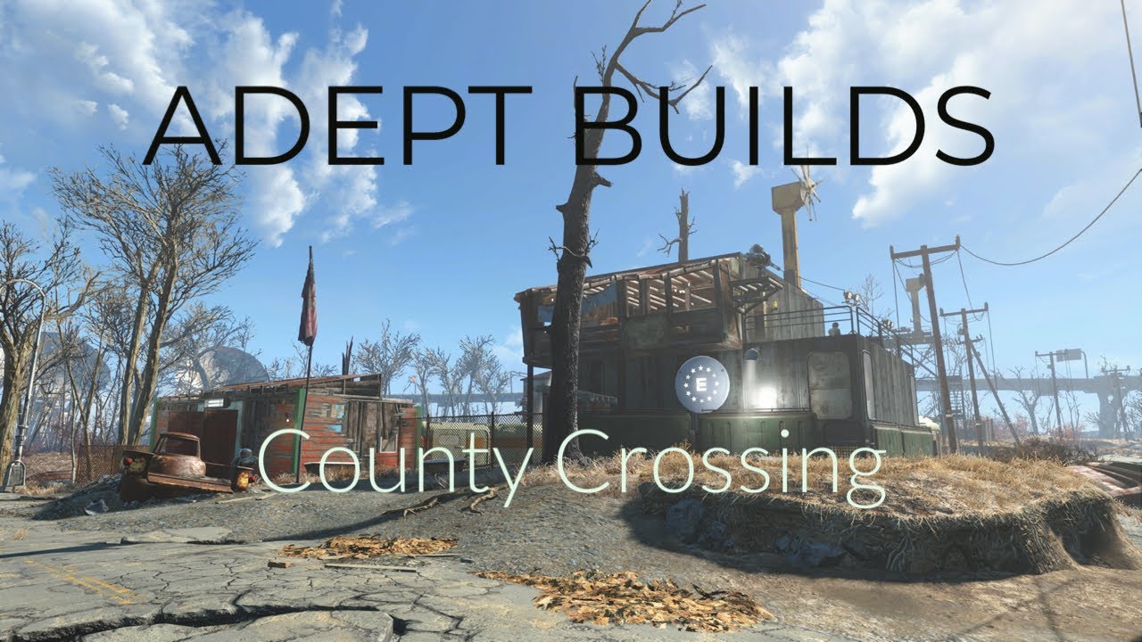 Fallout 4 : Abandoned Enclave Base At County Crossing