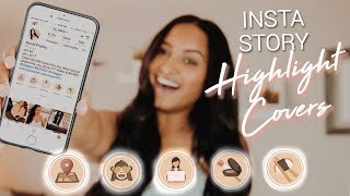 HOW TO MAKE INSTAGRAM HIGHLIGHT COVERS | EASY!! screenshot 5