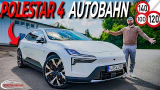 Polestar 4 100 kWh | Range Test 100km/h vs 120km/h vs 140km/h vs Top Speed | Autobahn