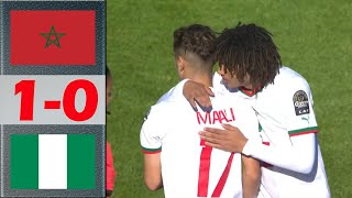 Morocco vs Nigeria Highlights | Africa Cup of Nations U17 - AFCONU17 2023 | 5.3.2023