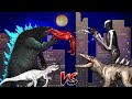 Dinosaurs Battle |  Godzilla, Indominus Rex vs  SCP 096, SCP 939, SCP 682