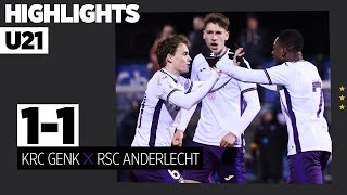 Highlights U21: KRC Genk - RSCA | 2021-2022