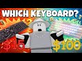 15 Keyboard Vs 100 Keyboard Roblox Rivals 