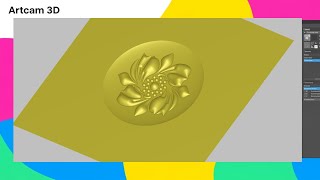 ArtCAM: Floral Relief Carving for Furniture | 3D CNC Design Tutorial | Digital Effect