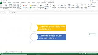 How to hide and unhide the unused rows and columns Excel Video Hiding And Unhiding Unused Rows And Columns