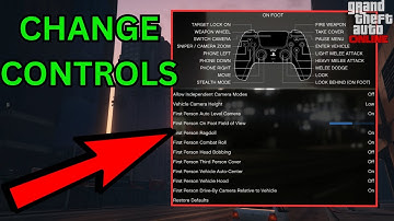 How to Change Controls in GTA 5 Online!!