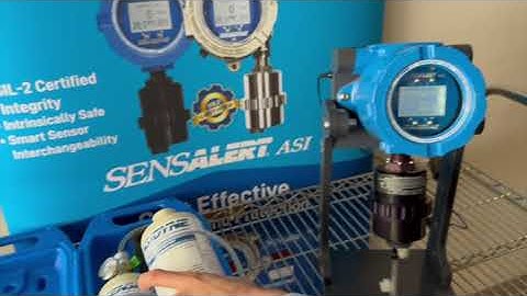 How to Calibrate the Sensidyne SensAlert ASI fixed point gas detector - in 3 simple steps.