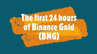 The first 24 hours of Binance Gold (BNG)