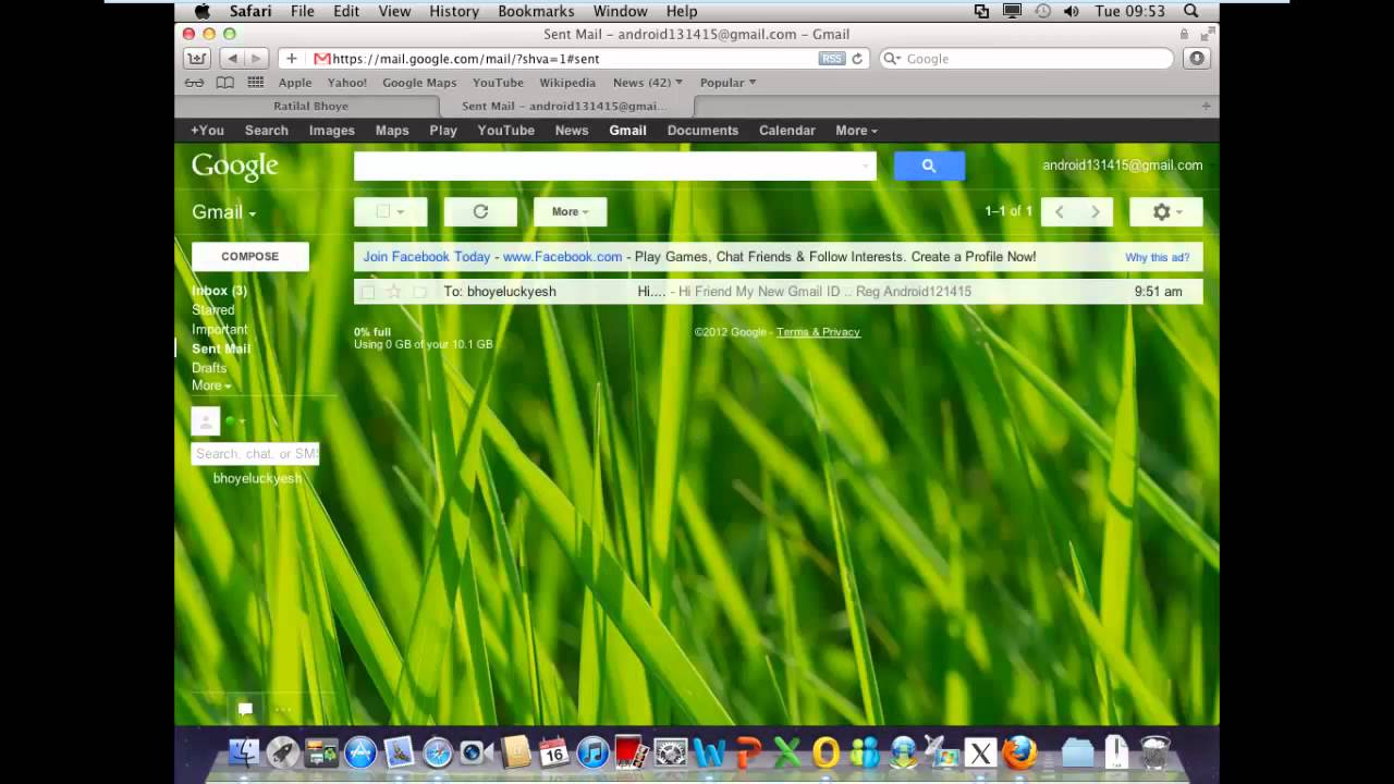 How To Create Email Account ID in Gmail Send Free SMS - YouTube