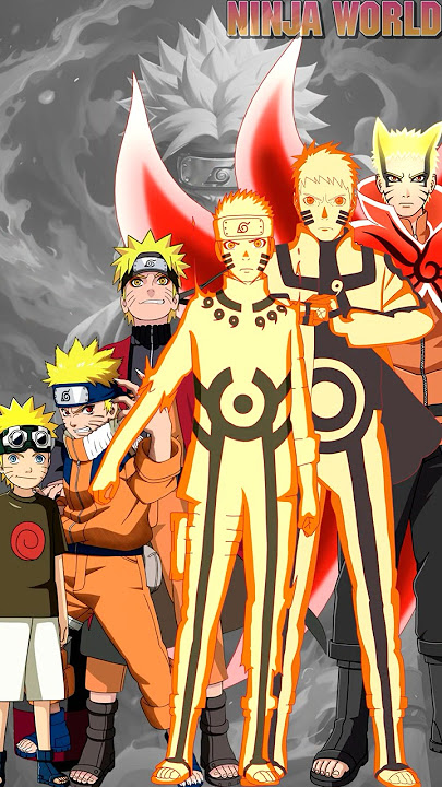 Evolution of Naruto  #naruto #boruto #sasuke #anime #narutoshippuden #evolution #allforms
