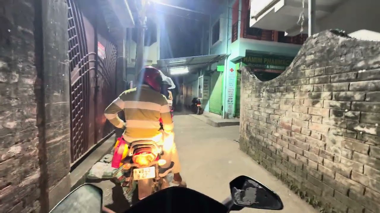 Night riding with my wife 😍😍😍