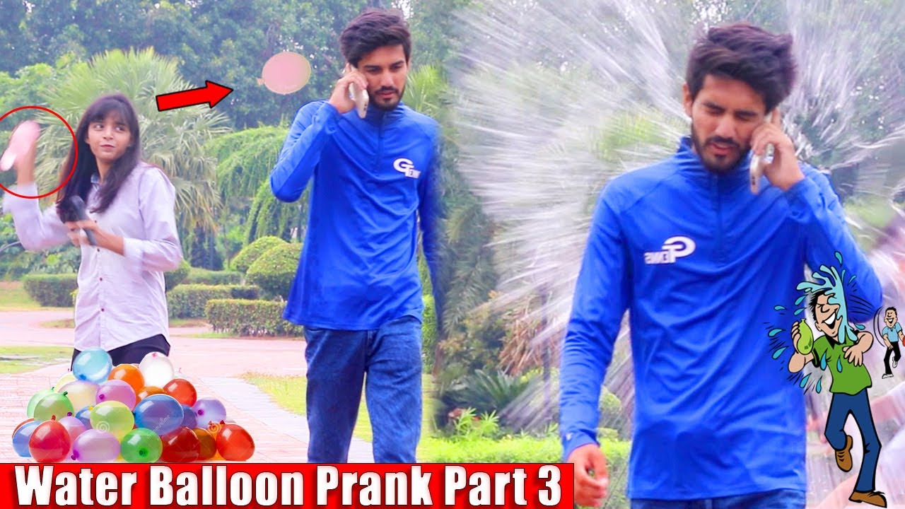Water Balloon Prank Oye Hoye Prank Youtube 