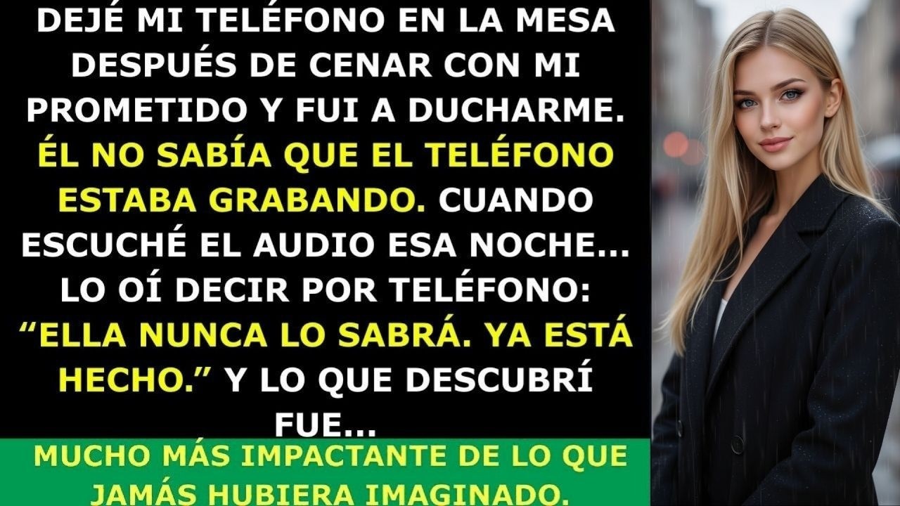Mi Prometido No Sabía Que Mi Teléfono Grababa Cuando Me Fui a Duchar; Y Lo Que Descubrí...🇪🇸