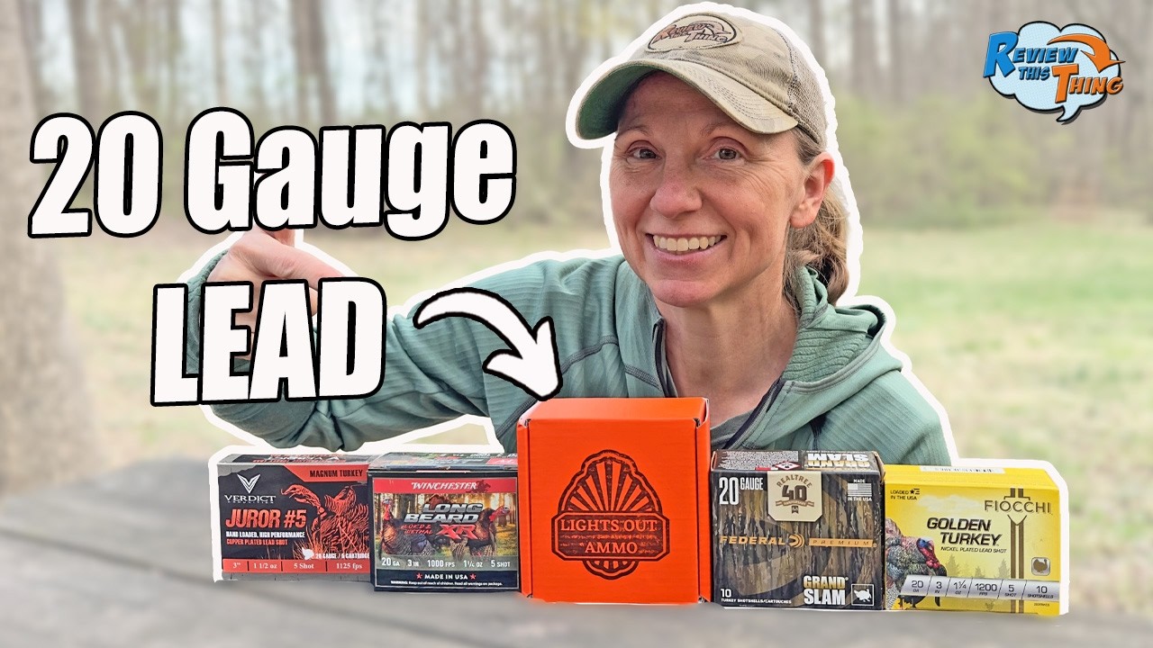 Best Lead Turkey Loads? Pattern Test with 20 Gauge Remington 870 - YouTube
