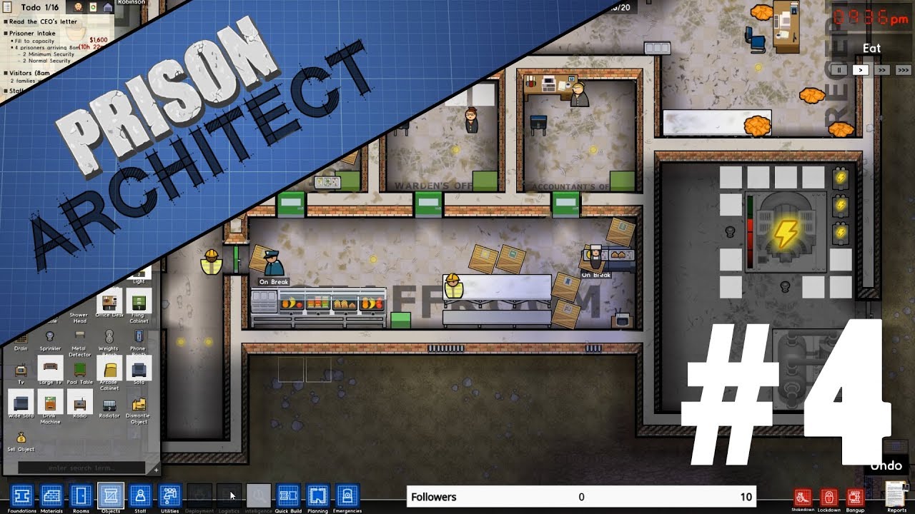 Staff Room Shakeup Prison Architect Part 4 Youtube