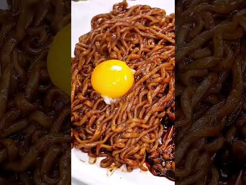 ASMR BABY OCTOPUS <strong>TRUFFLE</strong> BLACK BEAN NOODLES ENOKI MUSROOMS #Shorts