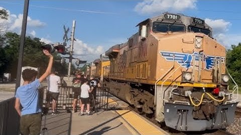 70MPH BNSF & UP Z Trains around La Plata MO!