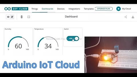 Arduino IoT Cloud and ESP8266 with DHT11 for Temperature and Humidity Monitoring, Arduino IoT Cloud
