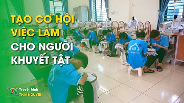 Tạo cơ hội việc làm cho người khuyết tật | Thái Nguyên TV