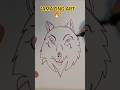 Satisfying Wolf Art 🐺 | Mind Blowing Drawing #shorts