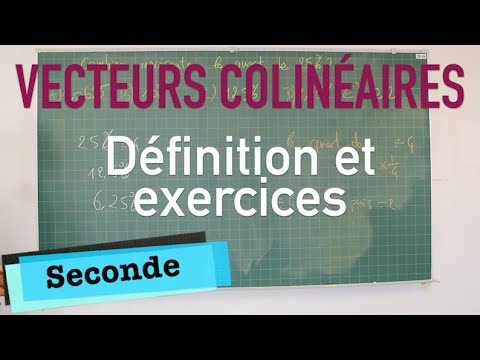 Vidéo: Quelle est la définition de colinéaire ?