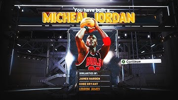 NBA 2K20 MICHEAL JORDAN BUILD - BEST ALL AROUND BUILD