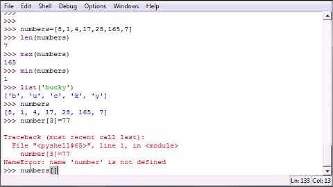 Python Programming Tutorial – 12 – More List Functions