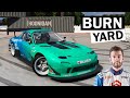 SR20-Swapped Mazda RX-7 SHREDS the Hoonigan Burnyard - Assetto Corsa