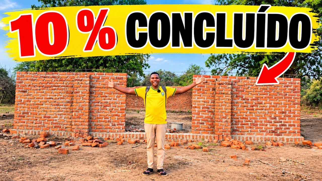 EVANÇOS NA CONSTRUÇÃO DA SALINHA DO PROJETINHO 🚧👷🏽‍♂️