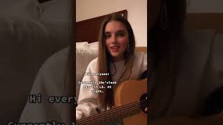Savannah Clarke - Somebody (Acoustic Cover)