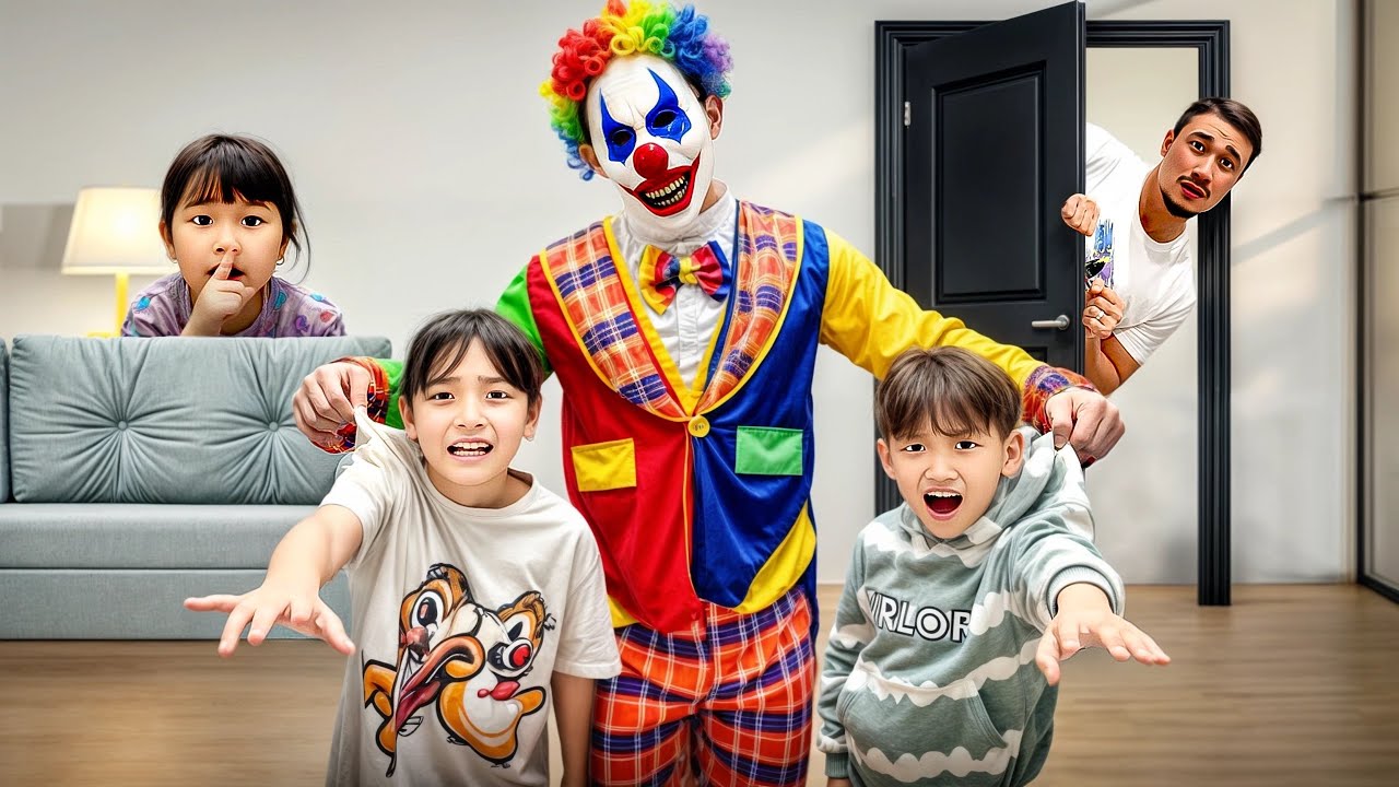 КЛОУН🤡 БІЗДІ ҮЙГЕ ІЗДЕП КЕЛДІ🧐 ҮЙДЕ ТЫҒЫЛЫП ҮЛГЕРДІК😱