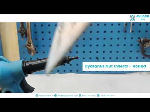 Hydranut Nut Inserts - Round | Avlock India - video from Avlock