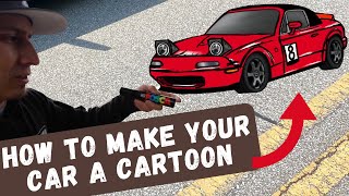 How to Cartoon paint job your car