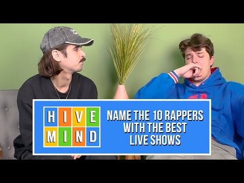 Guessing The 10 Rappers With The Best Live Show