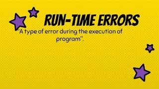 Lecture no 7 ICS part 2 chap 8 "types of errors"- Rawalpindi Women University