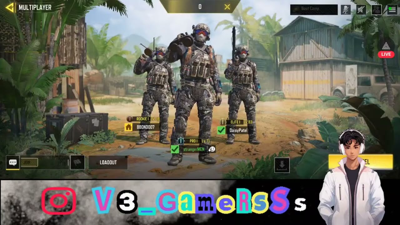 Aao Kabhi Hardpoint Pe🤣🤣🤣| Kya Aaj Use Hoga Nuclear BOMB😱😱😱|Call Of Duty | Live Stream | V3 GAMERS