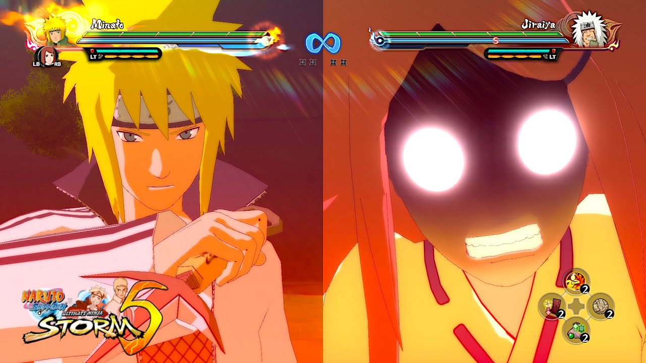 MINATO & KUSHINA (GENIN) VS LEGENDARY SANNIN | NARUTO STORM - ROAD TO BORUTO | ANDROID - iOS